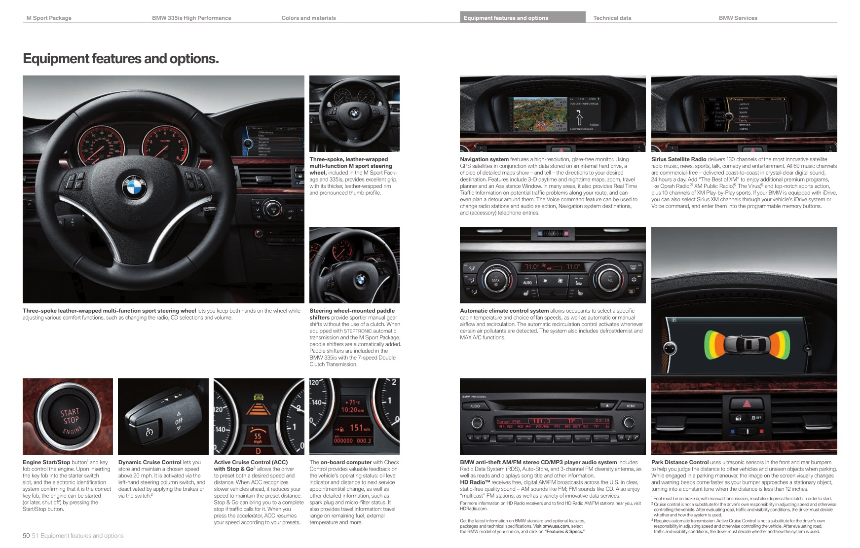 2012 BMW 3-Series Coupe Brochure Page 20